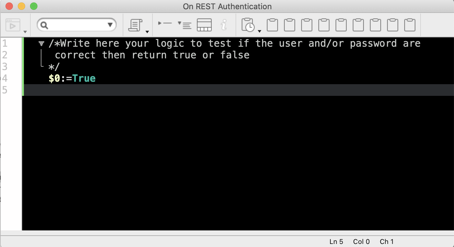 on rest authentication